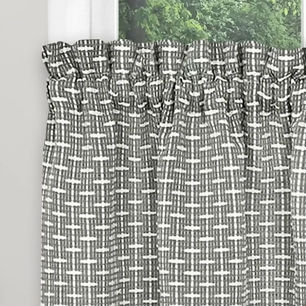 PowerSellerUSA Abstract Line Design Tier Pair Set, Modern Living Room Window